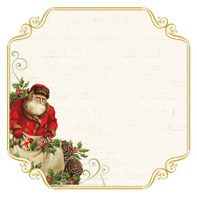 Kaisercraft-Silent Night-Santa List Specialty Foil Diecut